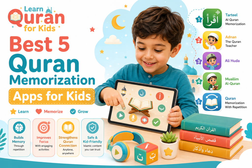 Best 5 Quran Memorization Apps for Kids