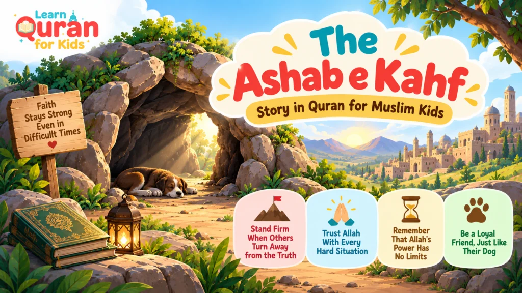 The Ashab e Kahf Story in Quran for Muslim Kids