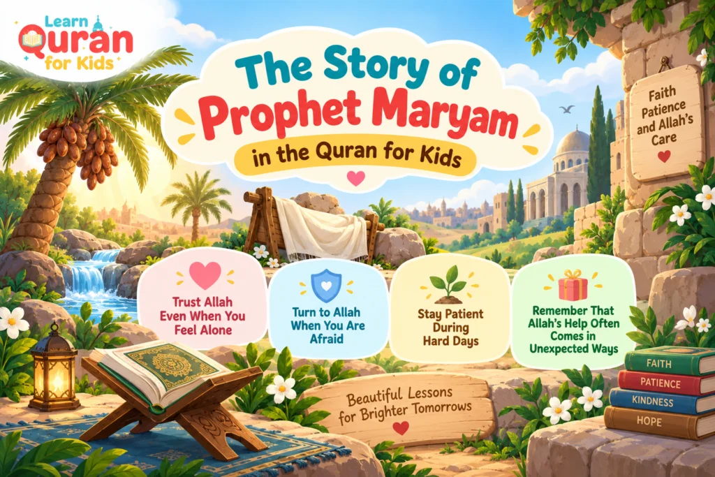 The Story of Prophet Maryam in the Quran for Kids 