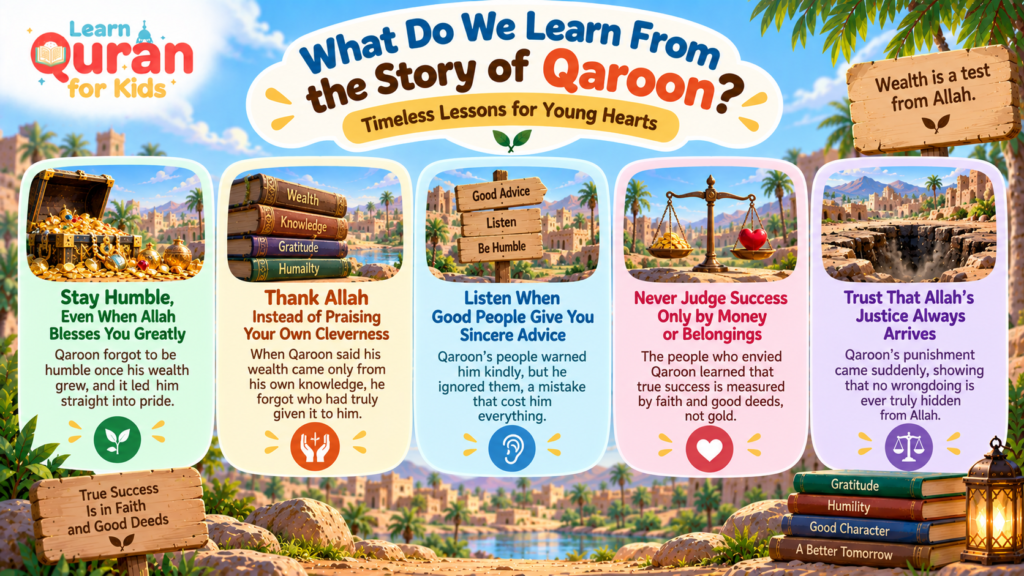 The Story Of Qaroon In The Quran For Muslim Kids 5 5 Lessons Kids Can Learn From the Story of Qaroon